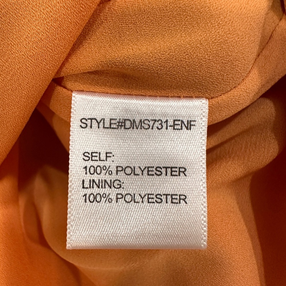 4SI3NNA Orange Midi Dress - Picture 7 of 10